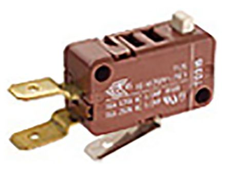 1080.5906, Marquardt SPDT Straight Lever Microswitch, 16 A, Микропереключатель