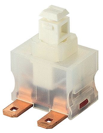 1682.3101, Marquardt Double Pole Double Throw (DPDT) Momentary Push Button Switch, IP40, Panel Mount, 250V ac, Кнопочный переключатель