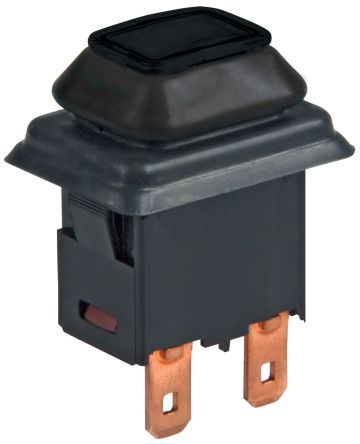 1683.8101, Marquardt Single Pole Single Throw (SPST) Momentary Push Button Switch, IP40, IP65, IP67, 19.8 x 12.9mm, Panel Mount,, Кнопочный переключатель