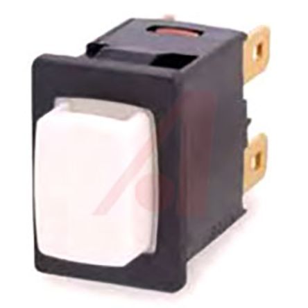 1686.6155, Marquardt Single Pole Single Throw (SPST) White LED Push Button Switch, IP40, IP65, IP67, 19.8 x 12.9mm, Panel Mount,, Кнопочный переключатель