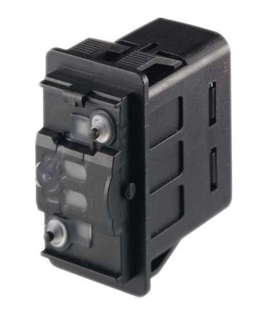 3250.0184, Marquardt Illuminated Double Pole Single Throw (DPST), On-None-Off Rocker Switch Panel Mount, Клавишный переключатель