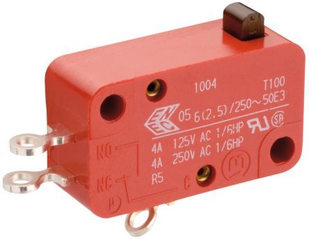 1004.0402, Marquardt SPDT Standard Microswitch, 6 A, Микропереключатель