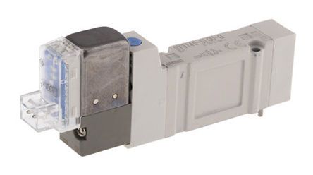 SY3120-5LOZ-M5-Q, SMC 5/2 Pneumatic Control Valve Solenoid/Pilot M5 x 0.8 SY3000 Series, Клапан
