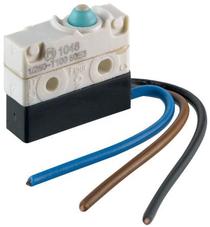 1048.1102, Marquardt SPDT Standard Microswitch, 3 A, Микропереключатель