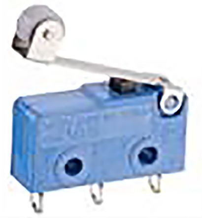 1050.5702, Marquardt SPDT Roller Lever Microswitch, 5 A, Микропереключатель