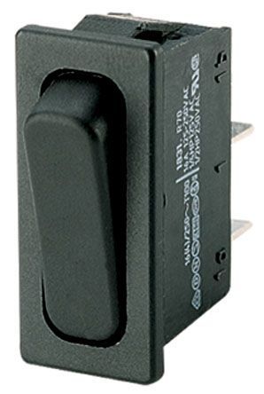 1831.8112, Marquardt Single Pole Single Throw (SPST), On-None-Off Rocker Switch Panel Mount, Клавишный переключатель