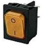 1835.3111, Marquardt Illuminated Double Pole Single Throw (DPST), On-None-Off Rocker Switch Panel Mount, Клавишный переключатель