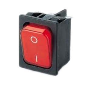 1835.3107, Marquardt Illuminated Double Pole Single Throw (DPST), On-None-Off Rocker Switch Panel Mount, Клавишный переключатель