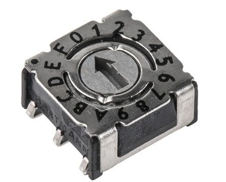 P36SMJ103, Hartmann 16 Way Surface Mount DIP Switch, Screwdriver Actuator, Переключатель