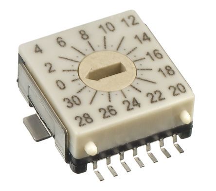 P56SMT163TR, Hartmann 32 Way Surface Mount DIP Switch, Slot Actuator, Переключатель