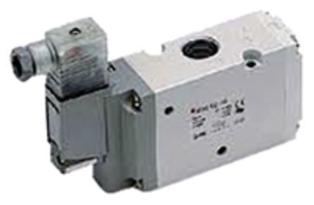 VP342-5YOD1-02FA, SMC 3/2 Pneumatic Control Valve Solenoid/Pilot G 1/4 VP300 Series, Клапан
