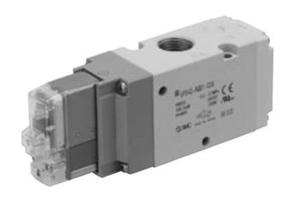 VP542-5YO1-03FA, SMC 3/2 Pneumatic Control Valve Solenoid/Pilot G 3/8 VP300 Series, Клапан