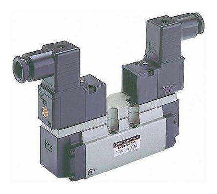ECVISO-2S, SMC 5/2 Pneumatic Control Valve Solenoid/Spring EVS7-8 Series, Клапан