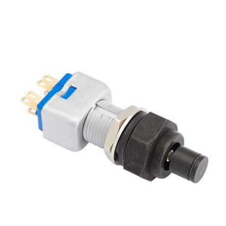 18.17253.30, EOZ Double Pole Double Throw (DPDT) Momentary Push Button Switch, IP65, IP67, 10.2 (Dia.)mm, Panel Mount, 48 V dc, 220, Кнопочный переключатель