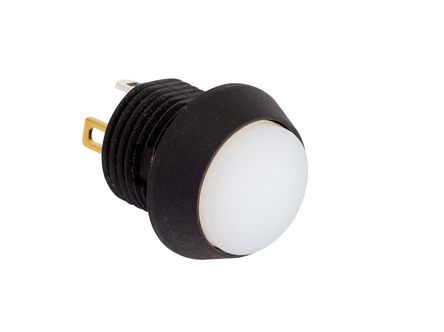 FL12NW, EOZ Single Pole Single Throw (SPST) Momentary Push Button Switch, IP67, 12 (Dia.)mm, Panel Mount, 5V, Кнопочный переключатель