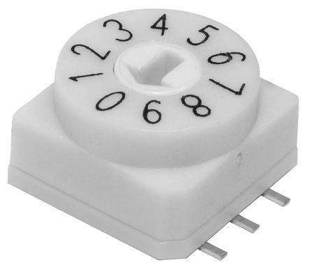 SMR 60116, KNITTER-SWITCH 16 Way Surface Mount Rotary Switch, Rotary Coded Actuator, IP67, Переключатель