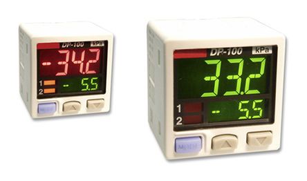 DP-102-FE-P, Panasonic Pressure Sensor for Non-Corrosive Gas , 10bar Max Pressure Reading PNP, Датчик давления