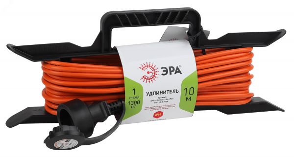 Удлинитель силовой UFx-1-2x0.75-10m-IP44 на рамке б/з 1 гн 10м ПВС 2x0.75 UFx-1-2x0.75-10m-IP44