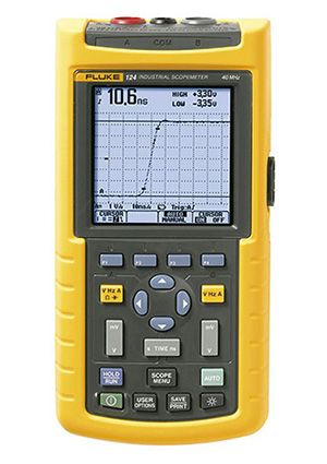 FLUKE 124/S, двухканальный осциллограф 40 МГц