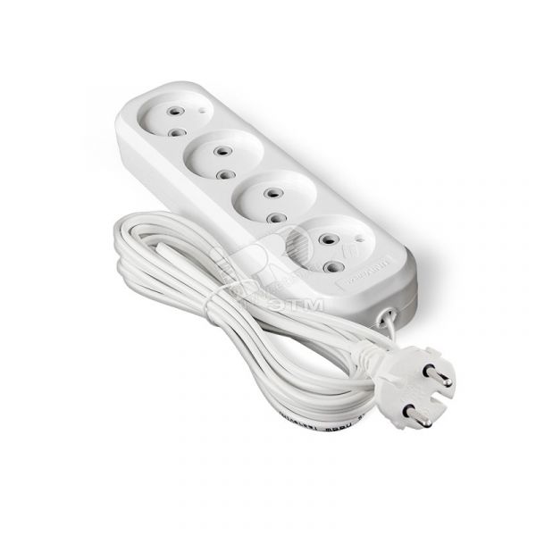 Удлинитель бытовой У6-766 ШВВП 2-0.75 4 гнезда, 5м