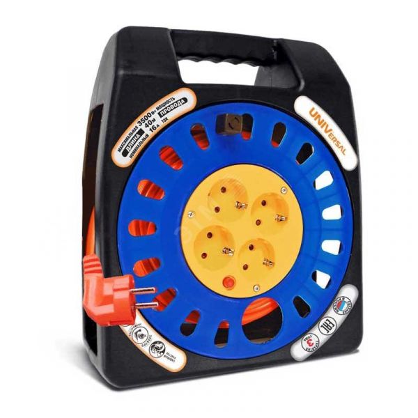 Удлинитель силовой У16-012 с термовыключателем ПВС 3-1.5 40м