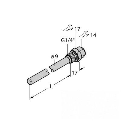 THW-6-G1/4-A4-L030 Гильза для термосопротивлений