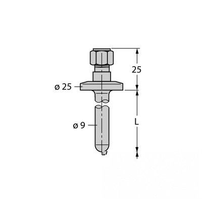 THW-6-TRI3/4-A4-L300 Гильза для термосопротивлений