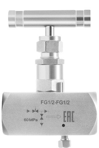 Одновентильный игольчатый клапан SS-2V4 до 60 МПа