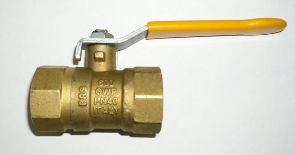 Кран газовый шаровый G 1 ручка ду25 S88F00