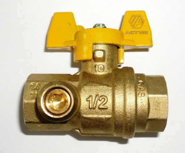 Кран газовый шаровый G1/2 x M20 (вн.вн.) S81D9216