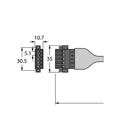 CBC5 572-2M Полевой кабель DeviceNet, CANopen, оболочка PVC