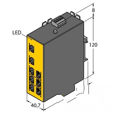 SE20-84MT-RJ822 Промышленный управляемый коммутатор Ethernet