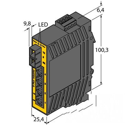 SE20-84XT-RJ422-FO Промышленный неуправляемый коммутатор Ethernet