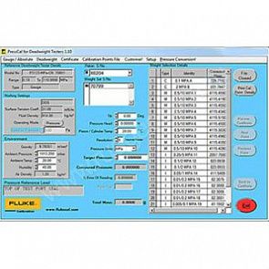 Програмное обеспечение для калибровки Fluke PRESSCAL