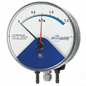 A2G-15-(0..1,5 kPa)-на стену-2хG1/8 для трубы 1/4"-снизу-4..20мА-кл.т.3 манометр дифференциальный