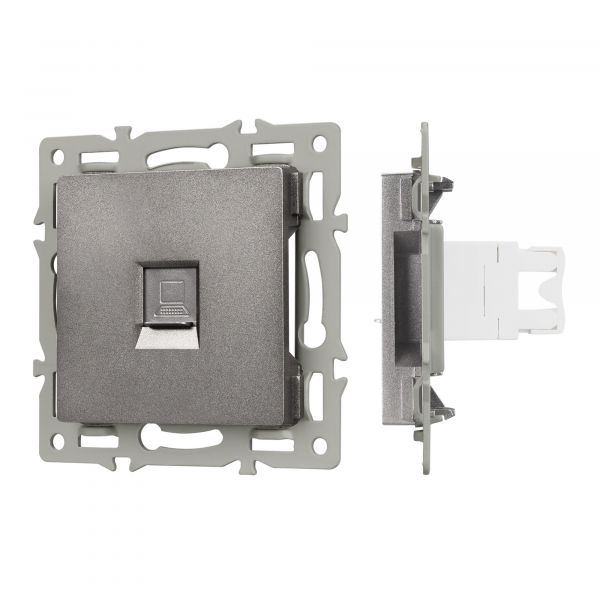 Механизм компьютерной розетки SCT-MPC1-PL-GR RJ-45, CAT6