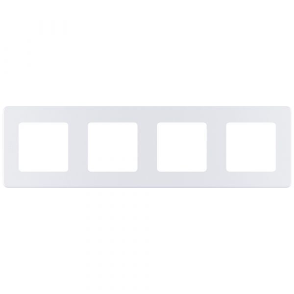 Рамка 4-местная жемчуг INSPIRIA