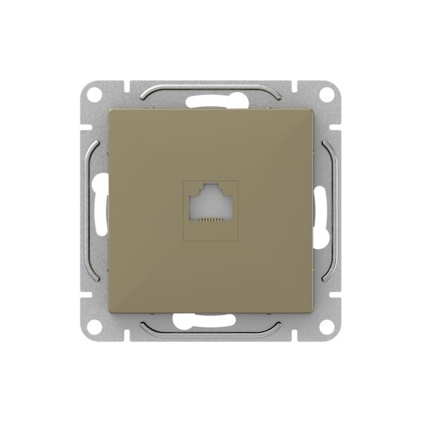 Механизм розетки RJ11  шампань Эпика EKF