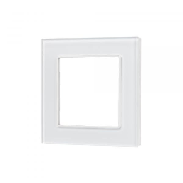 Рамка стеклянная FRM-GLARE-GS-1-WH