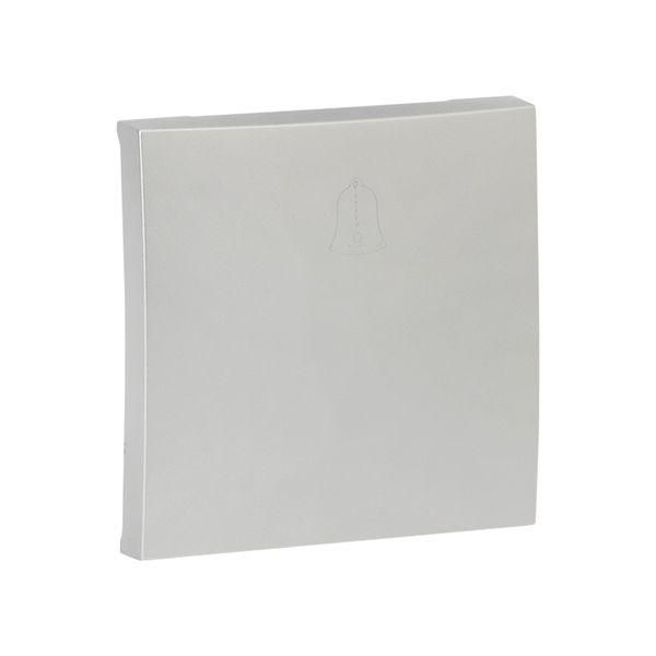 Валенсия лицевая панель кнопки звонка 10А сталь