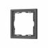 Рамка пластиковая FRM-NOBE-SFPL-1-GR, Серый, 1 пост