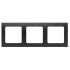 Стокгольм Рамка 3-местная черная