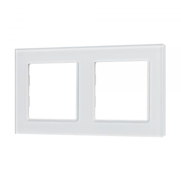 Рамка стеклянная FRM-GLARE-GS-2-WH