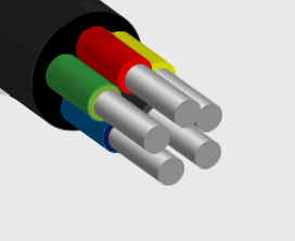 Кабель силовой АППГнг(А)-HF 5х25ок (N.PE)-1 многопроволочный