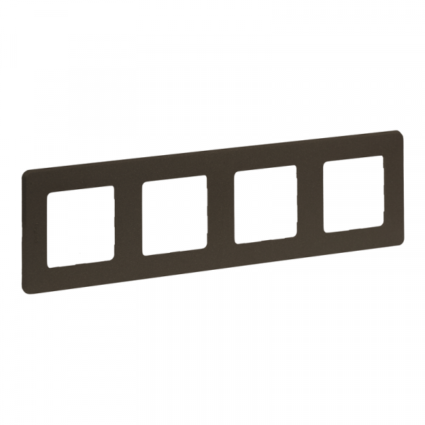 Рамка 4-местная бронза INSPIRIA