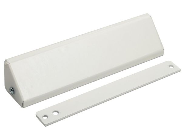 Комплект монтажа для крепления замка AL-400 с декоративным кожухом и планкой М400, цвет белый