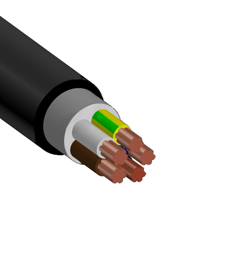 кабель ВВГнг(A) 5х50мк(N,PE)-0.66