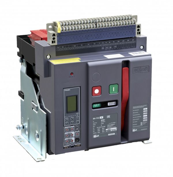 Выключатель автоматический воздушный стационарный 3P 800А 80кА расцепитель Н ВА-731