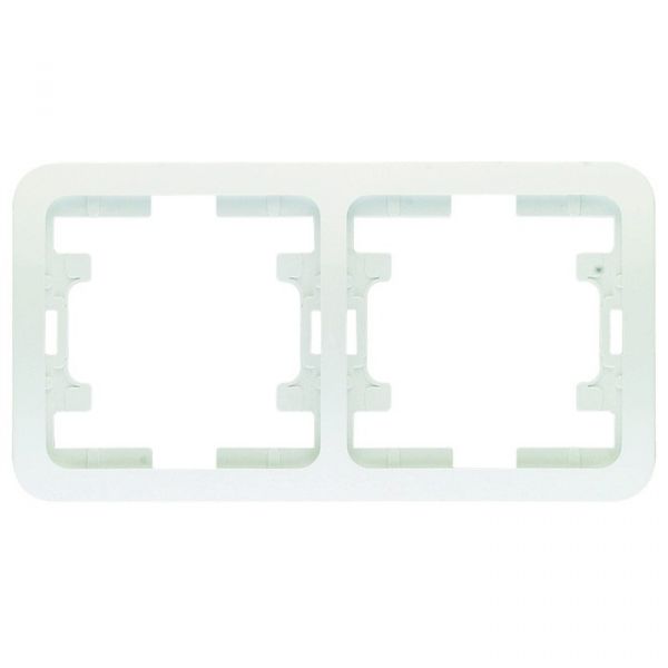 Mimoza Рамка 2 поста белая