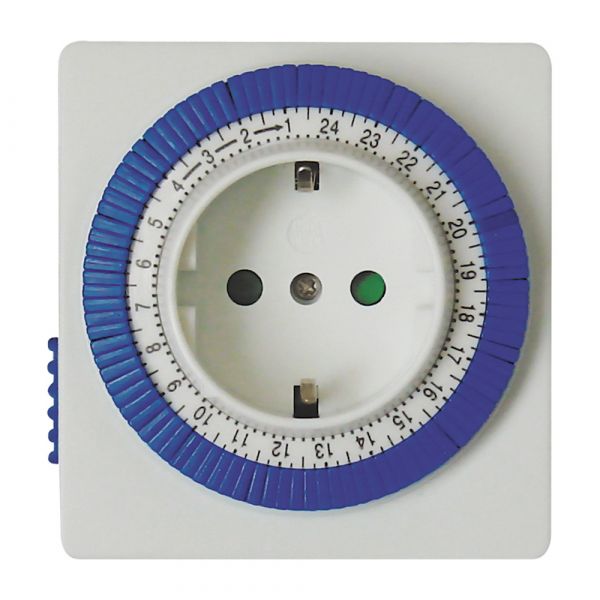 Розетка с таймером (суточная) механическая IP20 16А 3500W